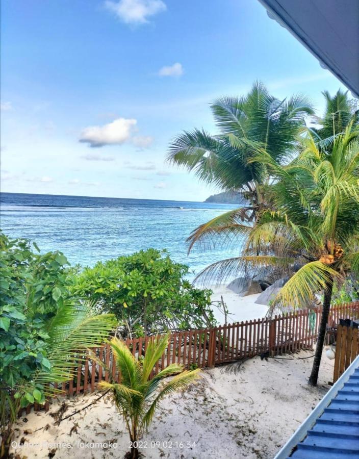 Roz A Mer - Beach Apartment Takamaka Bagian luar foto